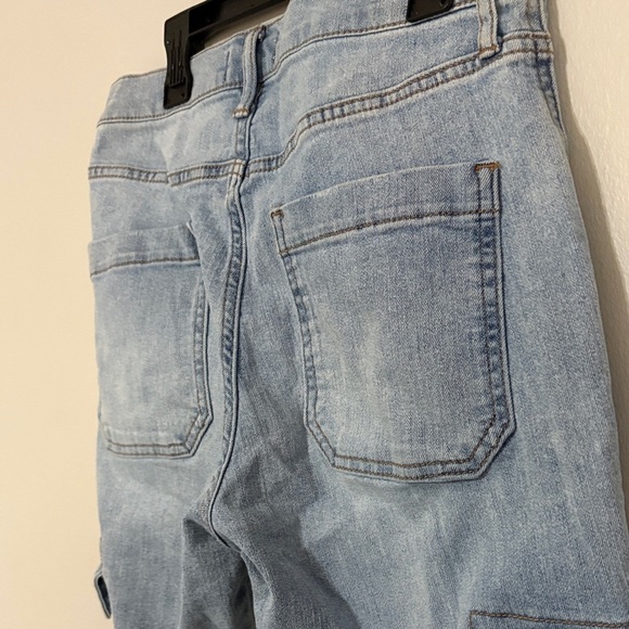 Jessica Simpson Cargo Blue Jeans - Picture 10 of 11